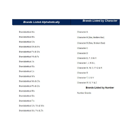 Iowa Recorded Livestock Brands Updated 09/07/2018