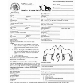 Horse ID Form