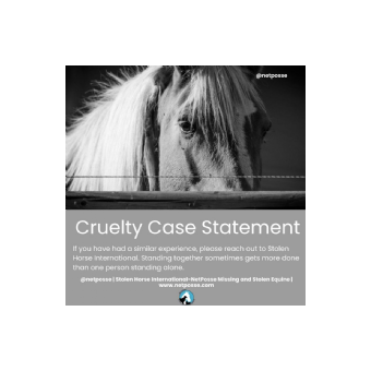 HORSE CRUELTY - Several animals