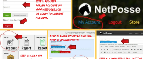 Instructions on How to Fill Out the Volunteer Form on NetPosse.com