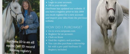 NetPosse All-Equine ID Record Keeping Registry 