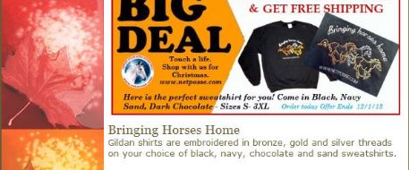 Pre-Order Bringing Horse Home Sweatshirt from Stolen Horse International