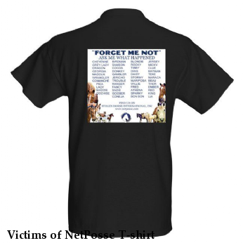 Victims of NetPosse T-shirt