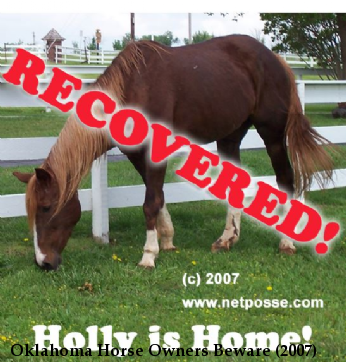 Oklahoma Horse Owners Beware (2007)