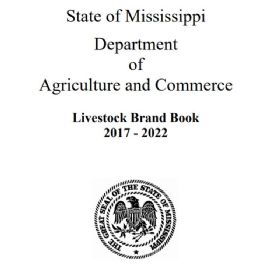 Mississippi 2017 - 2022 Livestock Brand Book (PDF)