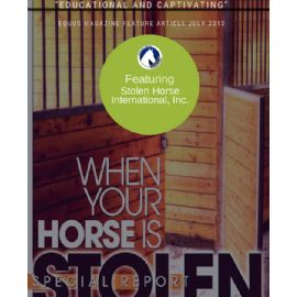 EQUUS Special Report! -  When your horse is stolen