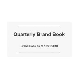 Alabama Quarterly Brand Book Information