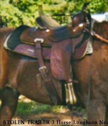 STOLEN TRAILER 3 Horse Longhorn Near Murfreesboro, TN, 37130