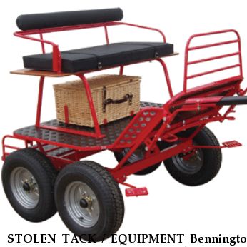 STOLEN TACK / EQUIPMENT Bennington Fun Bug Carriage, Near Raeford, NC, 28376