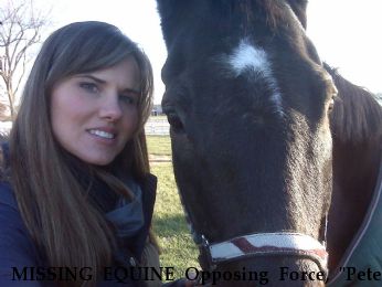 MISSING EQUINE Opposing Force, "Pete", Near ft leavenworth, KS, 66027