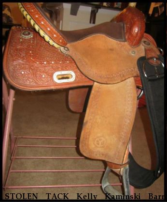 STOLEN TACK Kelly Kaminski Barrel Saddle, Near Richlands, NC, 28518