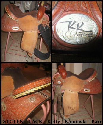 STOLEN TACK Kelly Kaminski Barrel Saddle, Near Richlands, NC, 28518